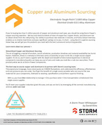 Copper and Aluminum Sourcing Whitepaper