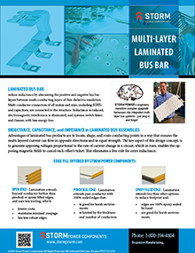 laminated bus bar guide