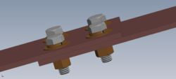 Copper Busbar Bolted Joint